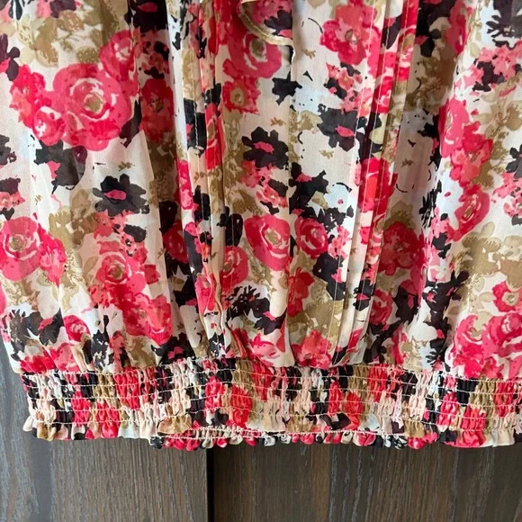 Express Women's Floral Ruffled Babydoll Fairy Blouse, New with Tags, Small - Picture 5 of 11